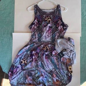 Blackmilk NWT Four Seasons Princess Midi Dress L